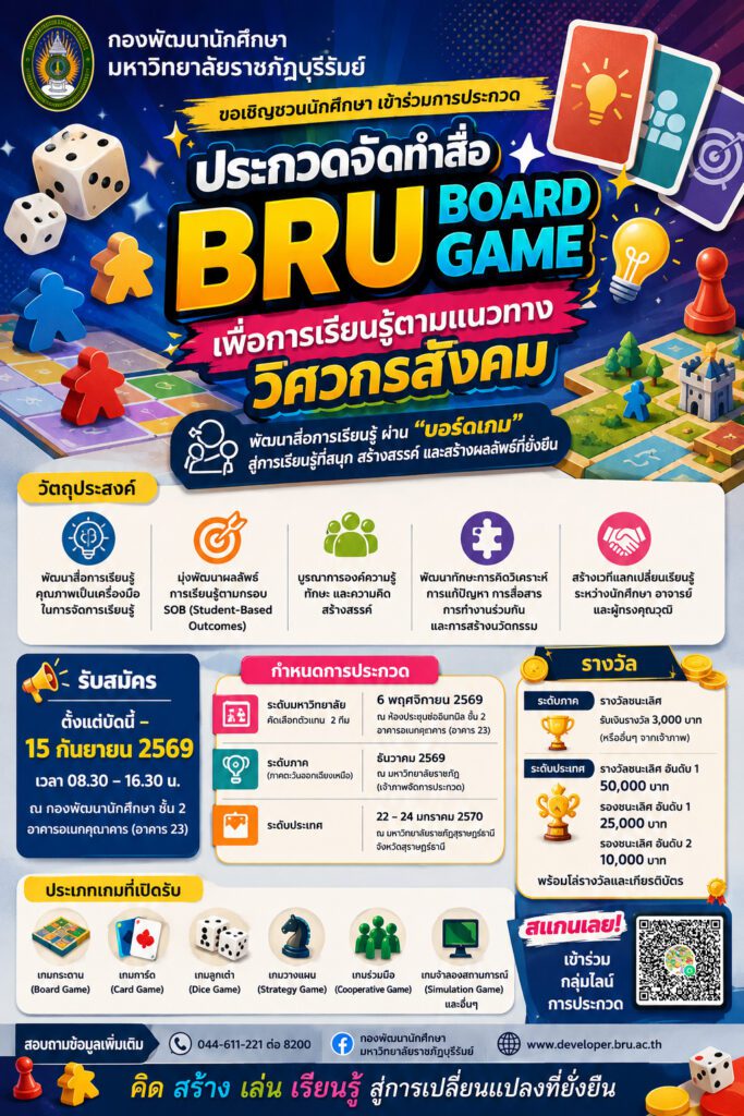 กองพัฒนานักศึกษา มหาวิทยาลัยราชภัฏบุรีรัมย์
